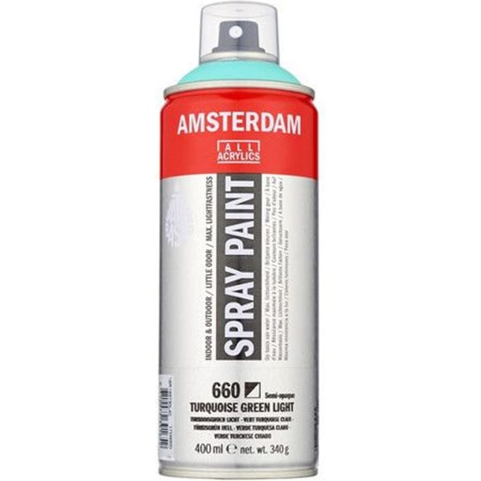 Spraypaint - 660 Turkooisgroen Licht - Amsterdam - 400 ml