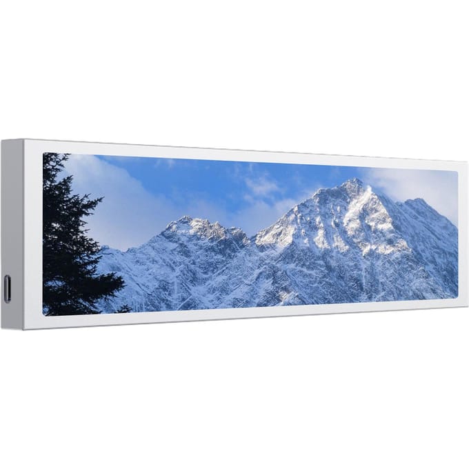 9,2 Inch Computerkast Secundair Scherm, PC Kast Zijscherm, CPU Temperatuur Monitor Display met Aanpasbare Thema's