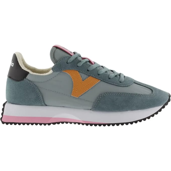 Damestrainers Victoria Cosmos Nylon Soft & Piezas Serraje & Suela Dentada