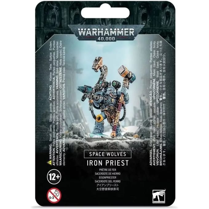 10-delig beeldje Games Workshop Warhammer 40k - Space Wolves Iron Priest