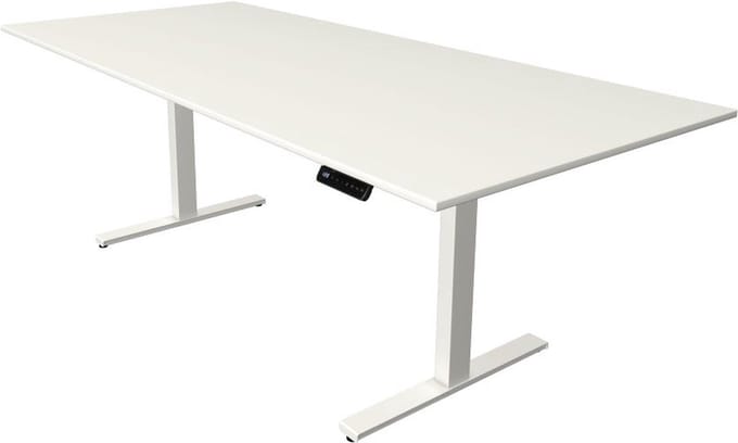 Zit sta bureau Move-3 wit 225x100cm elektrisch verstelbaar