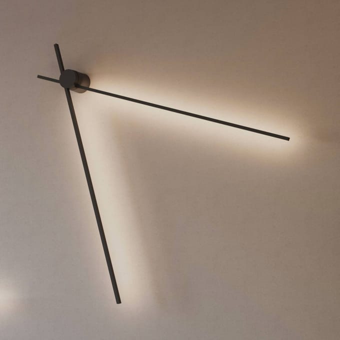 Wever & Ducré Lighting WEVER & DUCRÉ LED plafondlamp Fil Spin 1.0 zwart 927