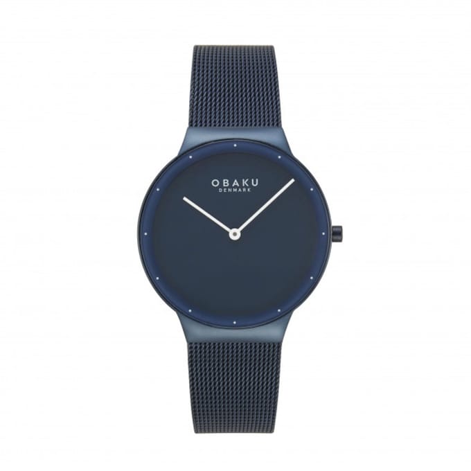 Obaku Horloge V307LXLLML Net Lille Marine