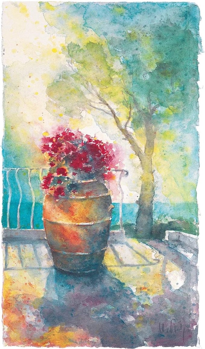 Kunstdruk Ulrich Hartig - Warmes Licht 50x70cm