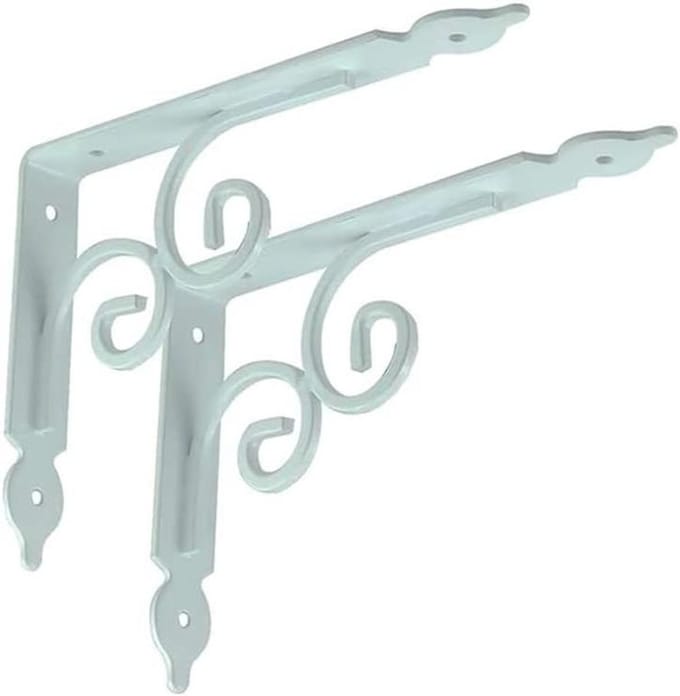 Steunplank Beugels - Wandsteunen Plank - Opbergen Huis - Zware Belasting - 14cm - Wit