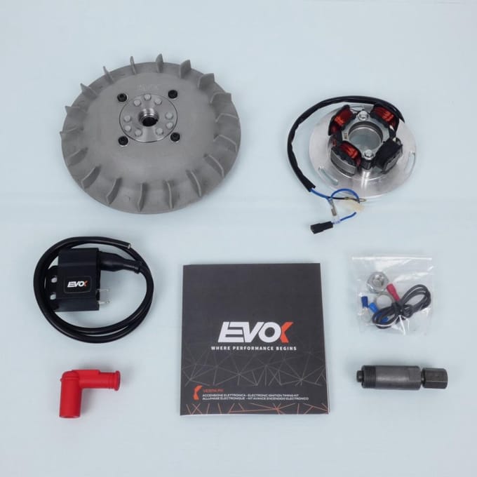 Stator rotor d allumage EVOK pour Scooter 12V cône 19mm / V8X1T Neuf