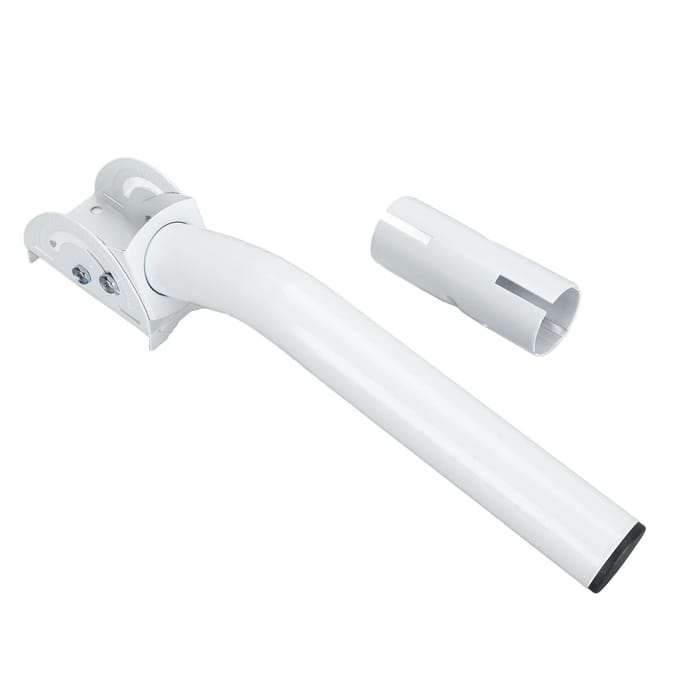 Satelliet Internet Montagekit Professionele Dubbele Winddichte Veiligheids RVS Satelliet Dakmontage voor V2 white