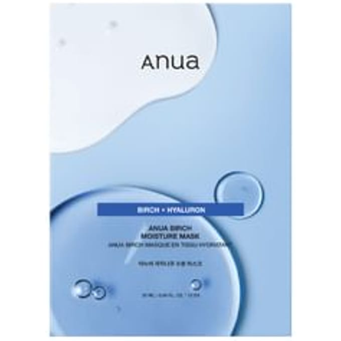 Anua - Birch Moisture Mask Set 2025 Version - 25ml x 10 sheets