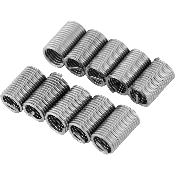 10 Stuks 304 Roestvrij Staal Draadschroefhuls Inzetstukken Draadreparatieset M8x1.25x3D