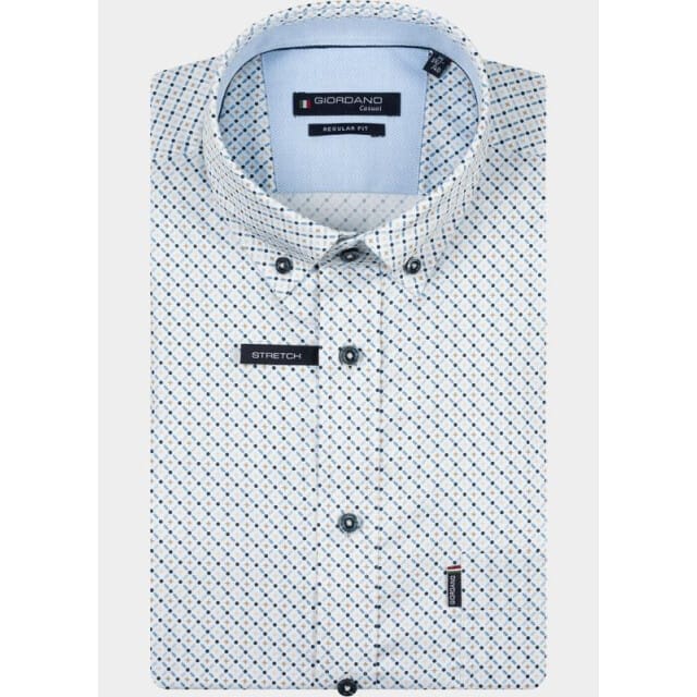Giordano Overhemd korte mouw heren league short sleeve button do 616017/60