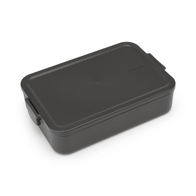 Brabantia Make & Take Lunchbox/Broodtrommel - Large - Kunststof - Dark Grey