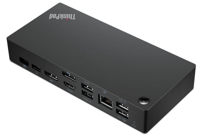 Lenovo ThinkPad Universal USB-C Smart Dock - Docking Station Laptop - USB-C - HDMI, 2 x DP - GigE
