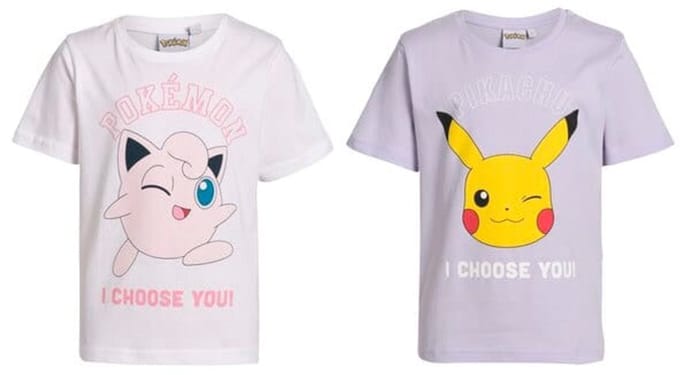 Pokemon - T-shirts - Maat 104/110 - 2 stuks - Kinder