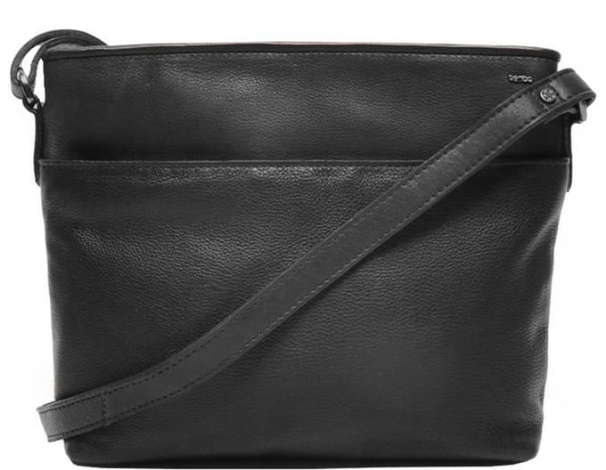 Berba | Lucca | Crossbody- tas | Schoudertas | Dames | Zwart | Leer