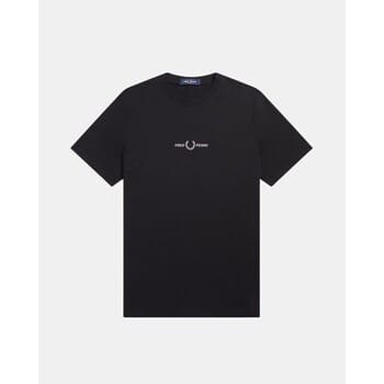 Fred Perry - T-Shirt M4580 Zwart - Heren - Maat S - Slim-fit