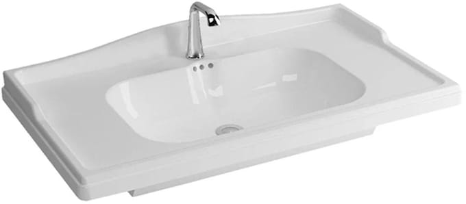 DutchLine - Elite 100 Wastafel - Glans Wit -1000x460x80mm