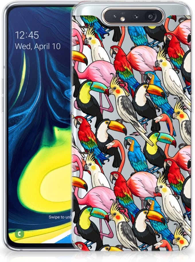 Samsung Galaxy A80 TPU Hoesje Birds