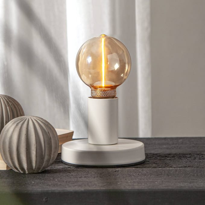 STAR TRADING LED lamp DecoLED One G80 E27 2 W amber 1.800K 3-staps
