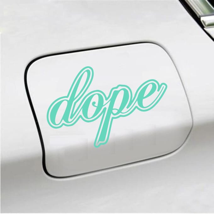 Bumpersticker - Dope - 9,7 X 14,8 - Mint