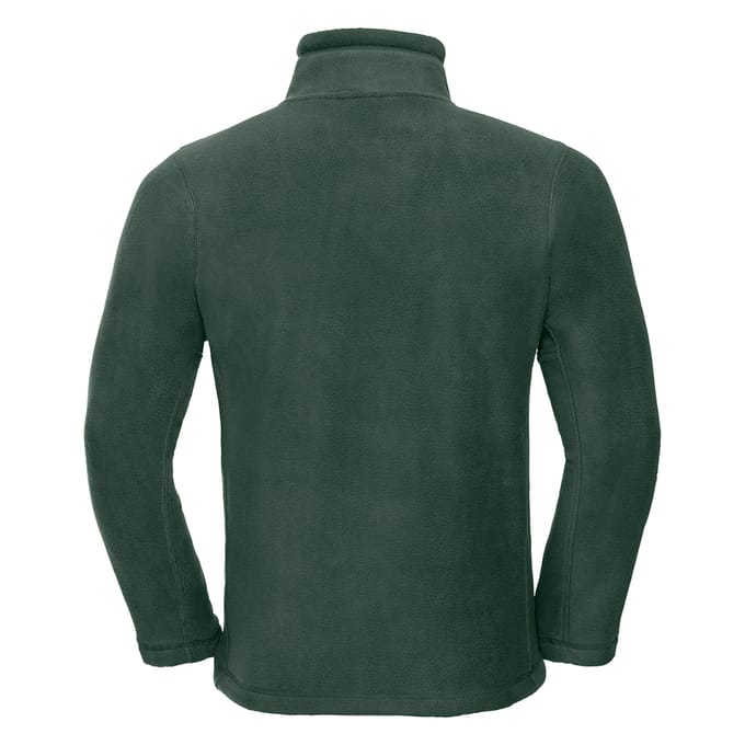Russell Heren Full Zip Outdoor Fleece Jacket (Fles groen)
