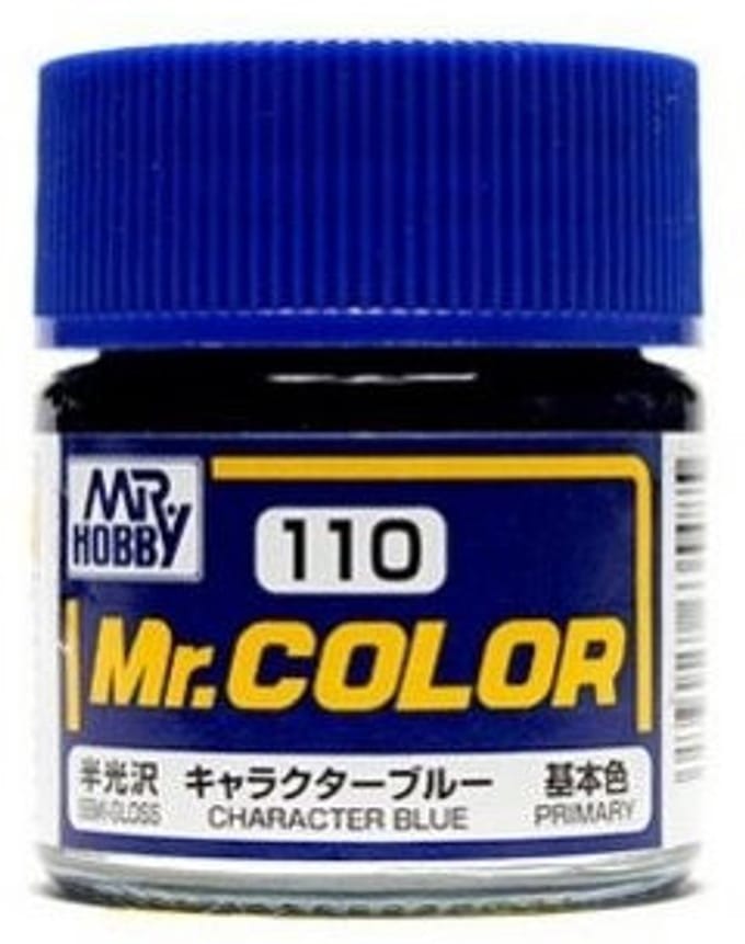 Gunze Mr. Hobby C-110 - Mr. Color 10 ml Character Blue - Lacquer Modelbouwverf