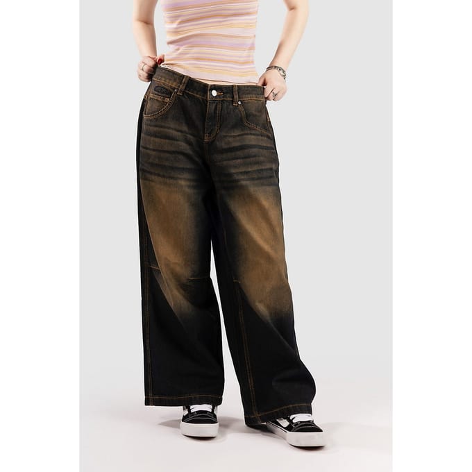 Empyre Mid Rise Extent Jeans bruin