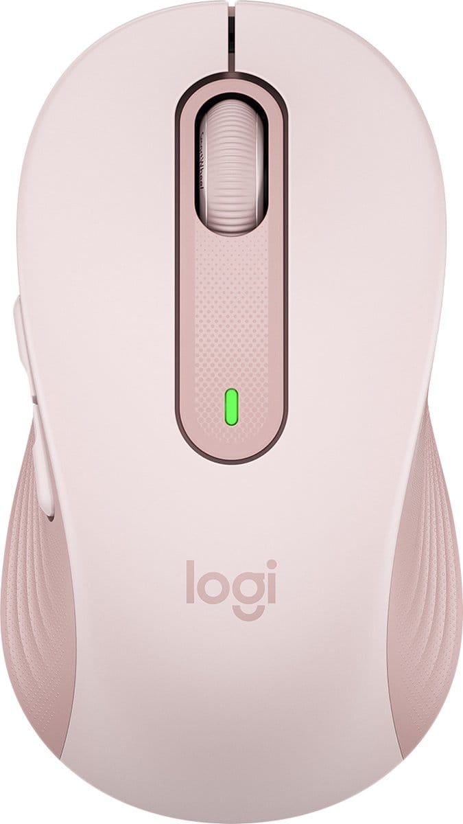 Logitech Signature M650 - Draadloze Muis - Bluetooth en USB Nano Ontvanger - Roze