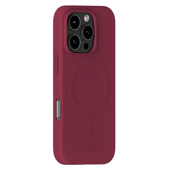 Holdit Soft geschikt voor MagSafe Case geschikt voor iPhone 16 Pro - Red Velvet