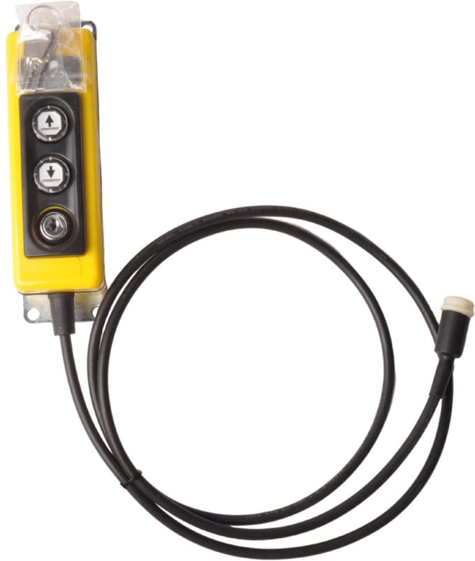Bediening powerpack - SPX - 1,6 meter kabel - sleutelvergrendeling