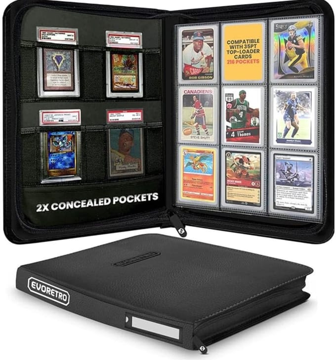 Shield+ Toploader Portfolio Zwart (216 kaarten)