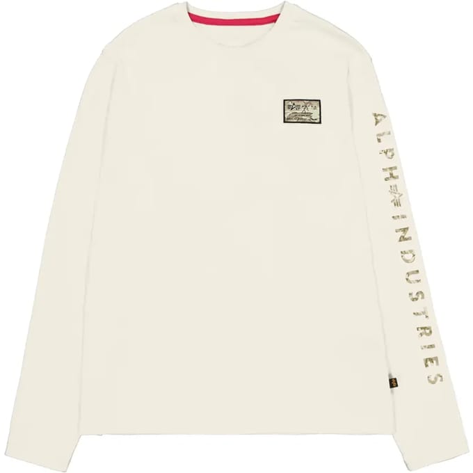 T-shirt met lange mouwen camouflage Alpha Industries