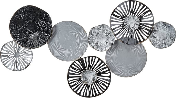 TENNESSINE - Wanddecoratie - Zwart/Grijs - Ijzer