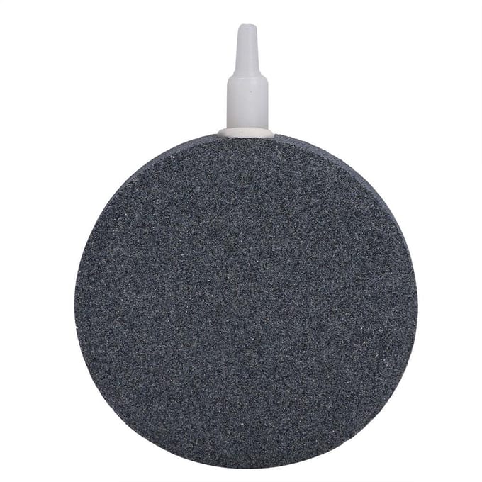 Bruissteen Beluchter voor Aquarium Vissentank Pomp Hydroponische Zuurstof Mini Luchtpomp 8cm Diameter gray
