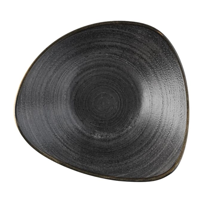 Churchill Stonecast Raw Lotus Black Schalen 229mm (12 stuks)