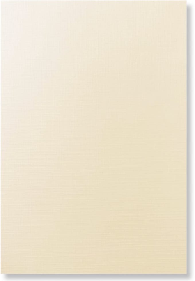 20 Linnen Kaarten papier - A4 - Crème  - Cardstock - 29,7x21cm - 240 grams - Karton