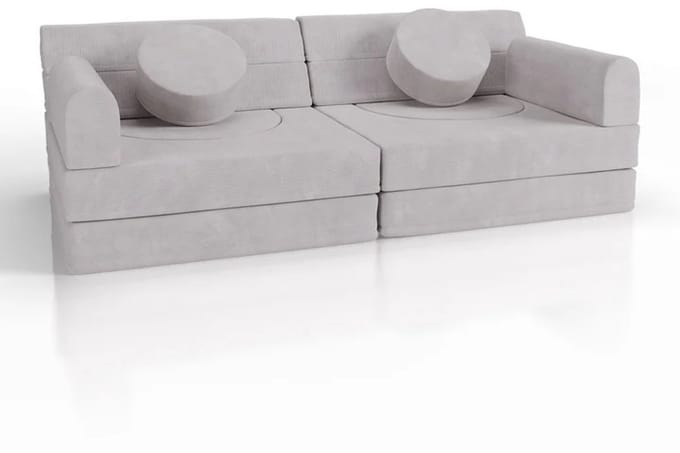 Kinderbank Kayo - Corduroy - Incl. Kussens - Beige