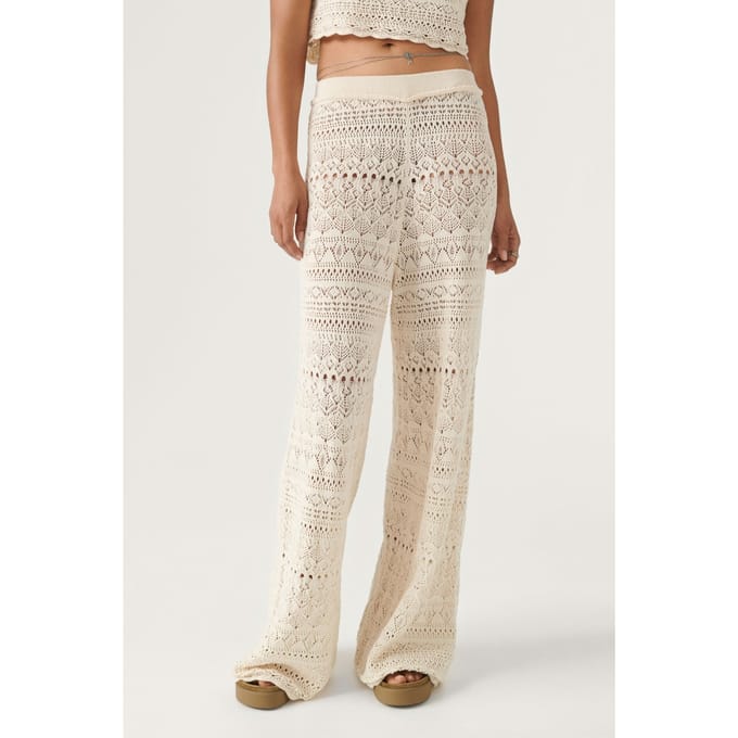 BA&SH Pantalon Peaches Ecru Taglia: L | Pantaloni Outlet | Donna | Marrone