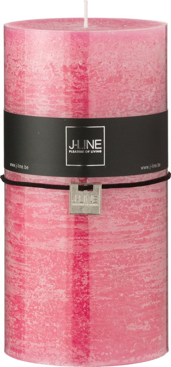 J-Line cilinderkaars - roze - XXL - 150U