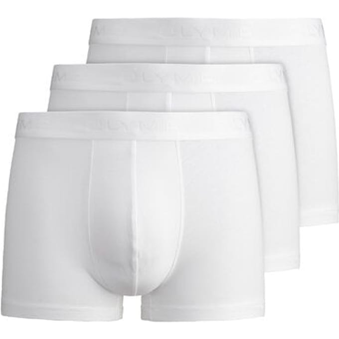 OLYMP boxershorts (set van 3 paar), Wit
