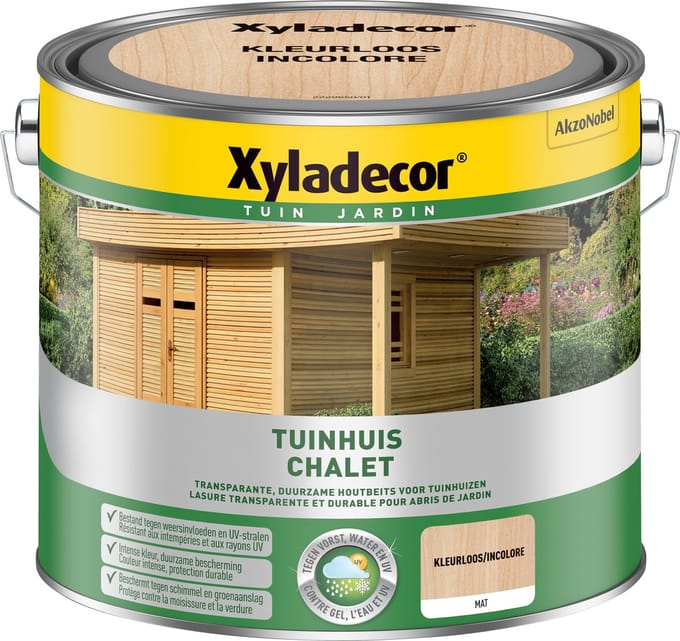 Xyladecor - Tuinhuis Wb - Kleurloos - 2,5 L