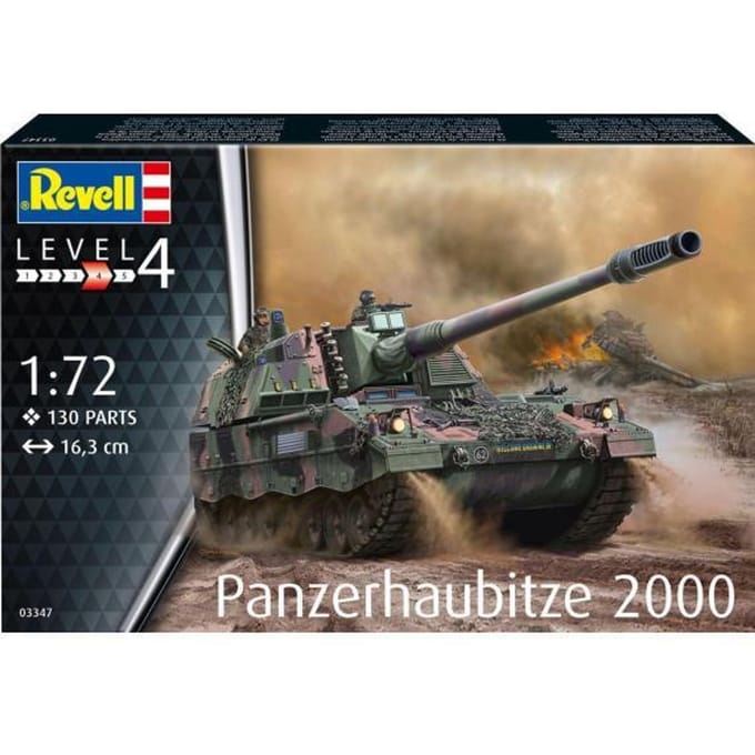 Revell Modelbouwpakket Militaire voertuigen - 03347 Panzerhaubitze 2000 Plastic - 1:72 - Modelbouw