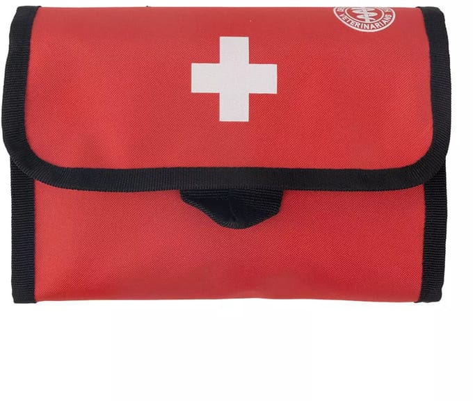 Pawise Premium EHBO-set - 6 x 20 x 30 - Eerste Hulp Kit Hond & Kat - Draagbare Reisset - Rood