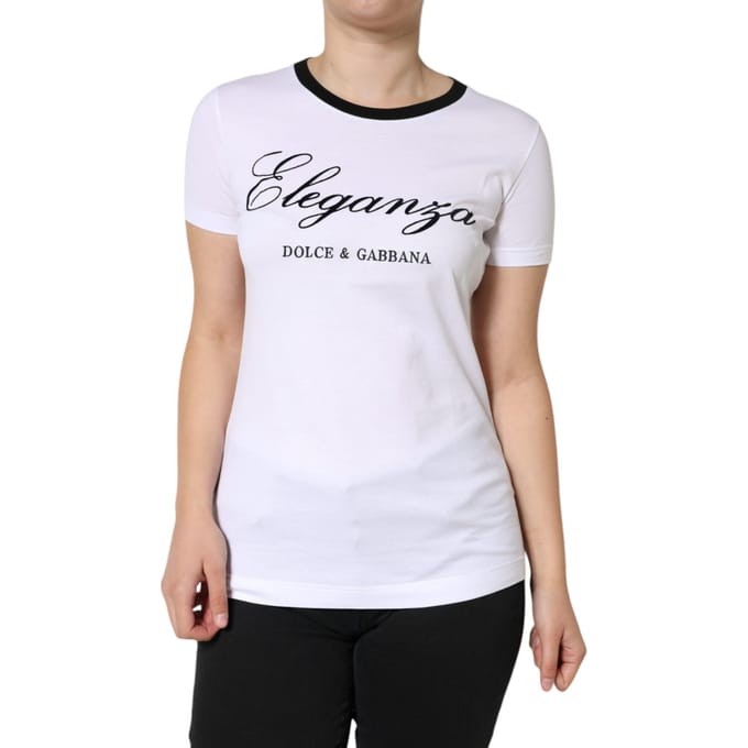 Eleganza T-shirt Korte Mouwen Ronde Hals