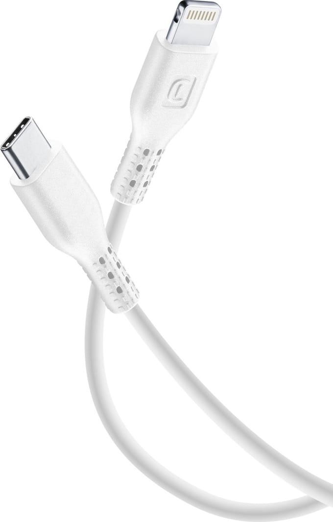 Cellularline - Usb-C To Lightning 120Cm Kabel Tablet, Wit