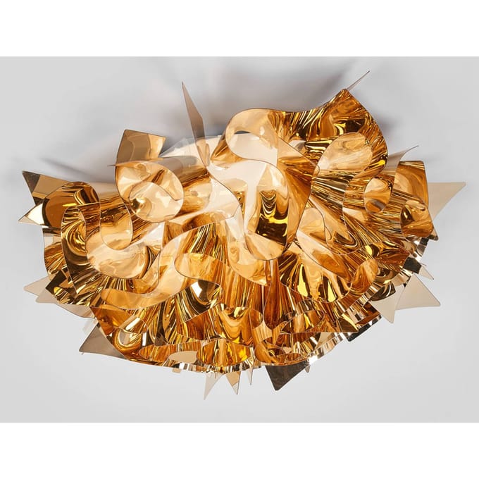 Slamp Veli Medium design-plafondlamp Ø 53cm goud