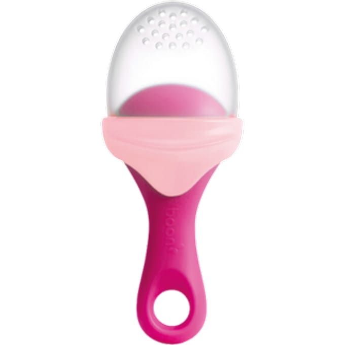 Boon Pulp Siliconen Fruit speen - Roze