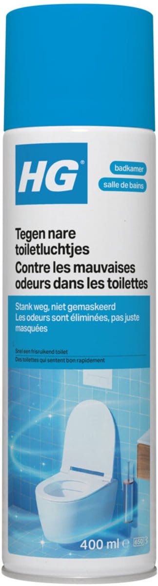 HG tegen nare toiletluchtjes 400ml