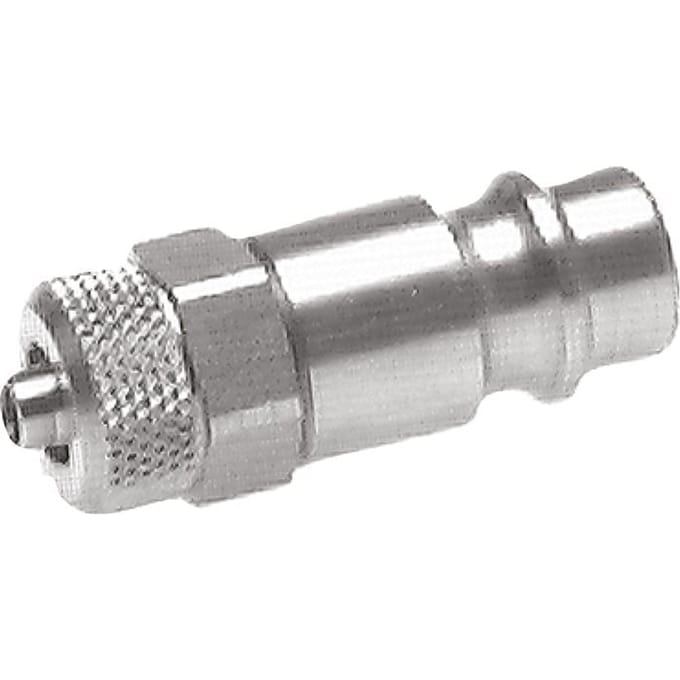 Vernikkeld Messing DN 7.2 (Euro) Luchtkoppeling Insteeknippel 6x8 mm Push-On [2 Stuks]