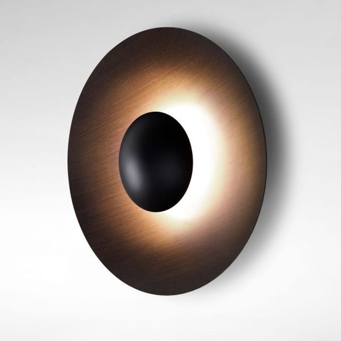 Marset Ginger C Wandlamp - wengé - Ø 60 cm