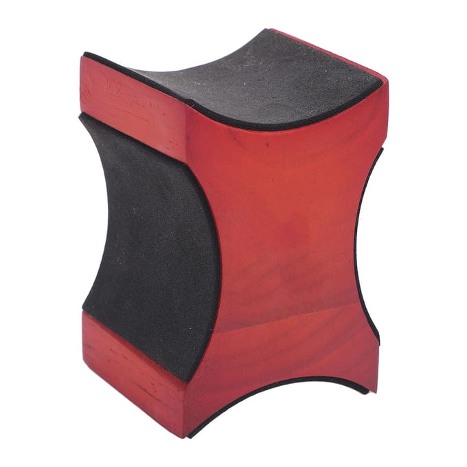 Oreiller de Support de Manche de Guitare Bois d'Érable Multifonctionnel Berceau de Support de Manche de Guitare brown